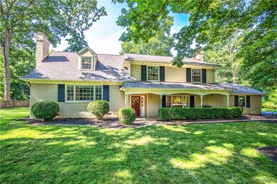 1,12 acre lot surround this home