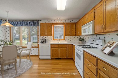 Kitchen features an eat in area for daily informal dining.