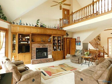 Living Room. gas fireplace