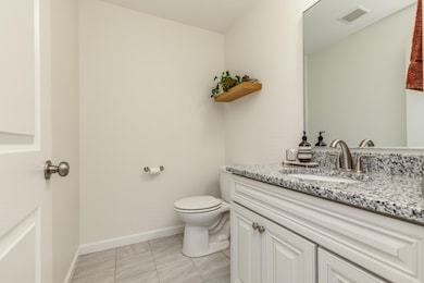 Half bath, first floor