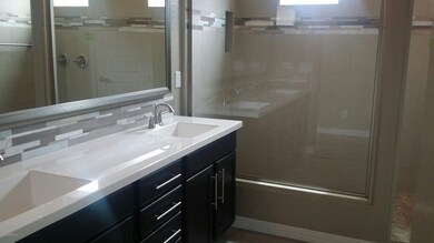Master bath with walk-in shower