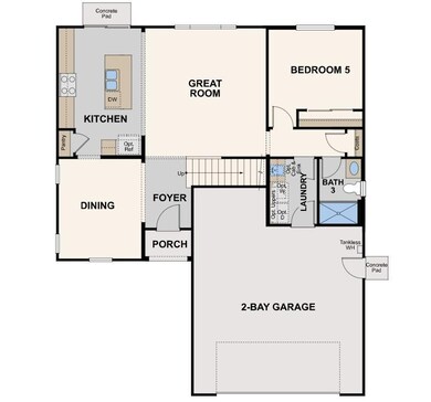 6646 East Berkeley Ave, First Floor, Floor Plan