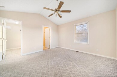 Master bedroom has walk-in closet.