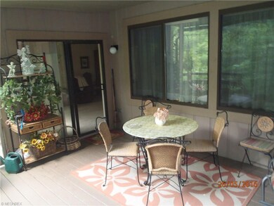 Beautiful Big Deck with view of Stream and woods
