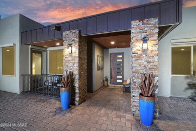 Stone & Metal Entryway