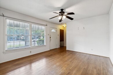 Spare room with hardwood / wood-style flooring, pl