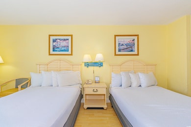 Bedroom with light wood-type flooring