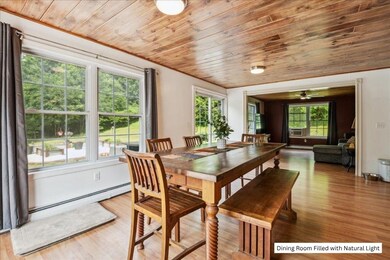 Dining Room Filled with Natural Light