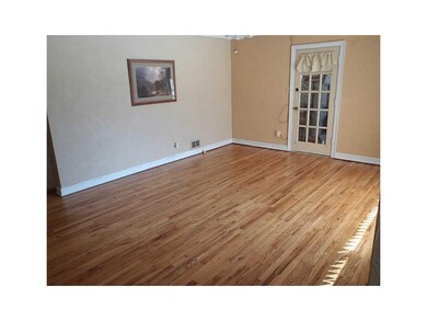 Living Room. Just Refinished Red Oak Hardwood Floo