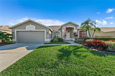 Ranch-style home with a garage