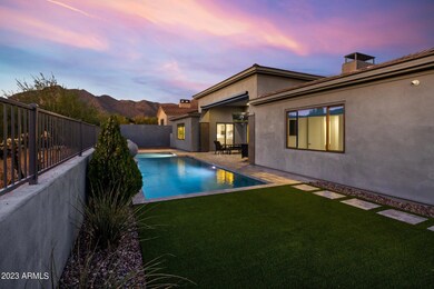 Twilight Backyard