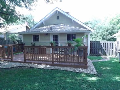 Newly power washed and stained