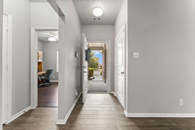 Secondary bedrooms to the left