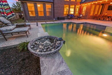 Beautiful fountains which create a calm water noise.