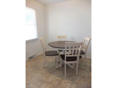 Dinette or breakfast room is open to the family ro