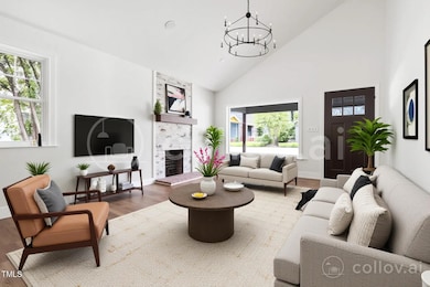 Virtually Staged Living Room