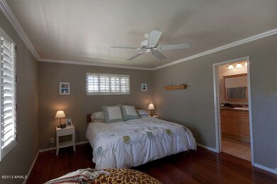 Large Master with Hardwood & Shutters