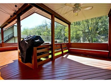 Patio/Deck. Huge partially covered deck with stair