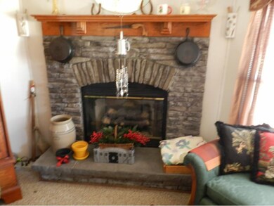 Fireplace with Gas Logs