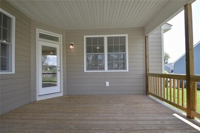 Large covered deck