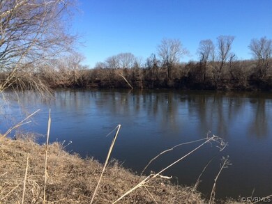 Looking upriver at the James and Goochland County