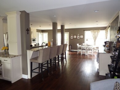 Open concept floor plan