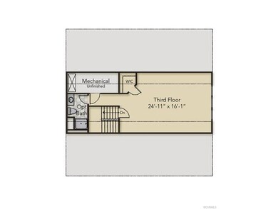 Finished 3rd floor with full bath