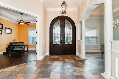 Lavish foyer