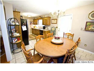 Large eat-in kitchen.