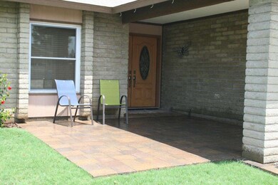 front patio - entry way