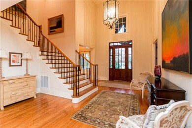 Open and inviting 2-story grand foyer.