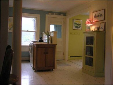 Kitchen. Big opening between living...