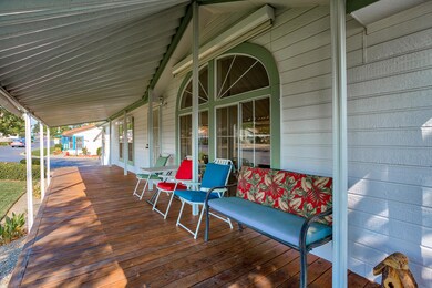 Full length porch