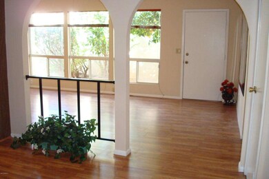 View from kitchen to great room