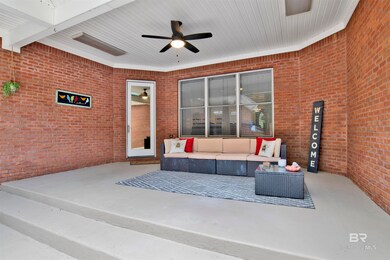 View of patio / terrace featuring an outdoor living space and ceiling fan