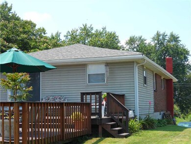 Exterior Back. NICE BIG DECK