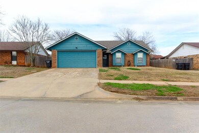 Single story home featuring a garage