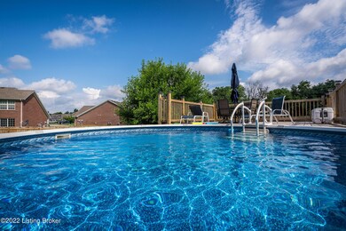 Above ground pool (picture taken last season when pool was open)