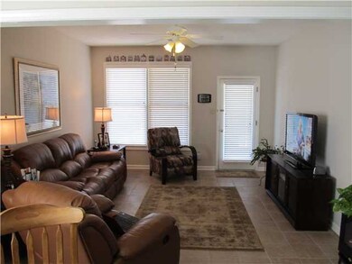 The 15x13 keeping/hearth room adjoins the breakfas