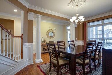 Another view of the dining room.