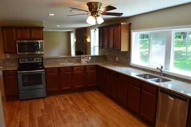 New Cabinets, Wood Bamboo Flooring, Smooth Ceiling