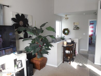 lIVING ROOM TO UPSTAIRS HALL AND BEDROOM
