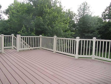 Patio/Deck. New, large composite deck and stairs w