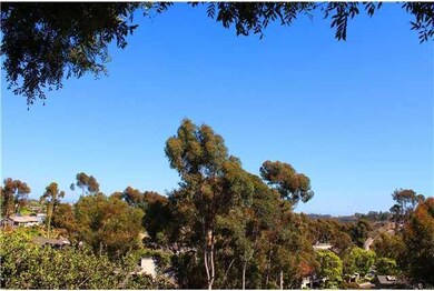 Long range view of hills, greenery, and city light