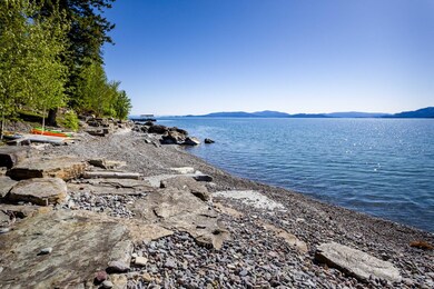 Perfect gravel beach