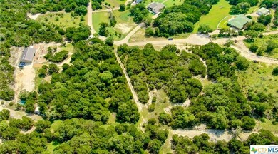 Bird's eye view of a heavily wooded area