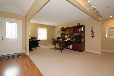 Roomy Living Room Open to Front Entry.  Perfect fo