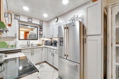 Newly renovated kitchen with granite counter tops 