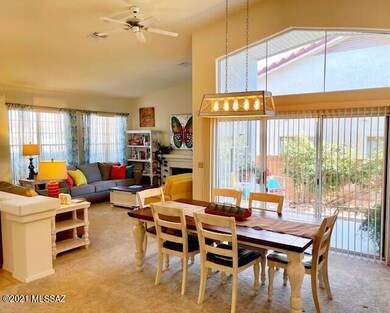Dining area off side Covered Patio