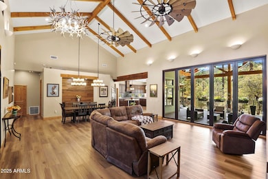 Living room, dining room, and kitchen th